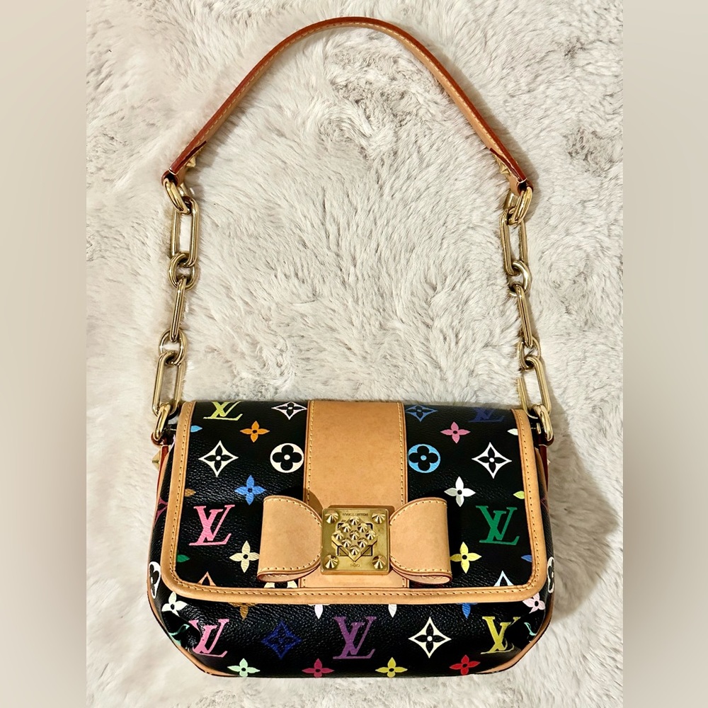 🆂🅾🅻🅳 Authentic Louis Vuitton Patti Multicolor Monogram Black